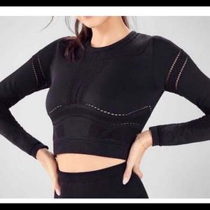 Fabletics cropped compression top